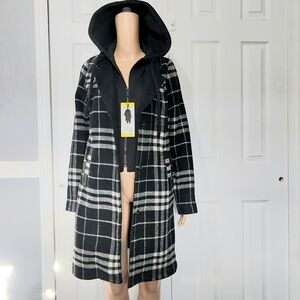 Rachel‎ Roy Walker Coat with a hooded bib, NWT, Size S